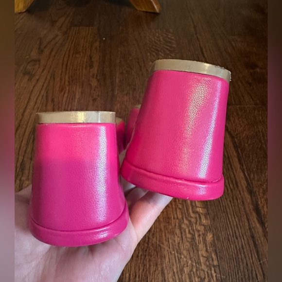 Pink Open Toe Mules - Picture 11 of 11